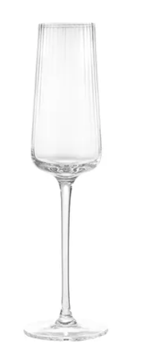 Бокал-флюте для шампанского KunstWerk Ellington 200 мл, D 57 мм, H 250 мм артикул BR-3403
