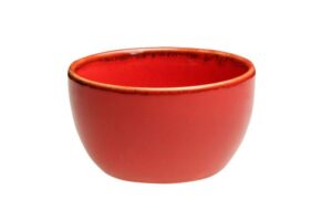 Сахарница фарфор цвет красный Porland артикул 382125 красный