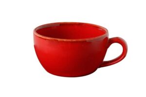 Чашка 250 мл красный Porland артикул 322125 красный