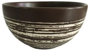 Миска KunstWerk Paula коричневая D 140 мм артикул A21333Y111T85