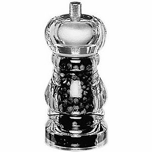 Мельница для перца с солонкой WAS D 6, H 12см; акрил, прозрачный артикул 2461120