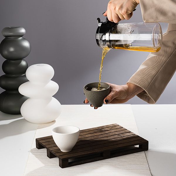 Чайник заварочный ProHotel Гунфу SAG-10 750 мл, D 90 мм, H 190 мм, с фильтром, термост.стекло артикул 3150825