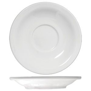 Блюдце KunstWerk Paula белое D 150 мм, H 20 мм артикул A2349