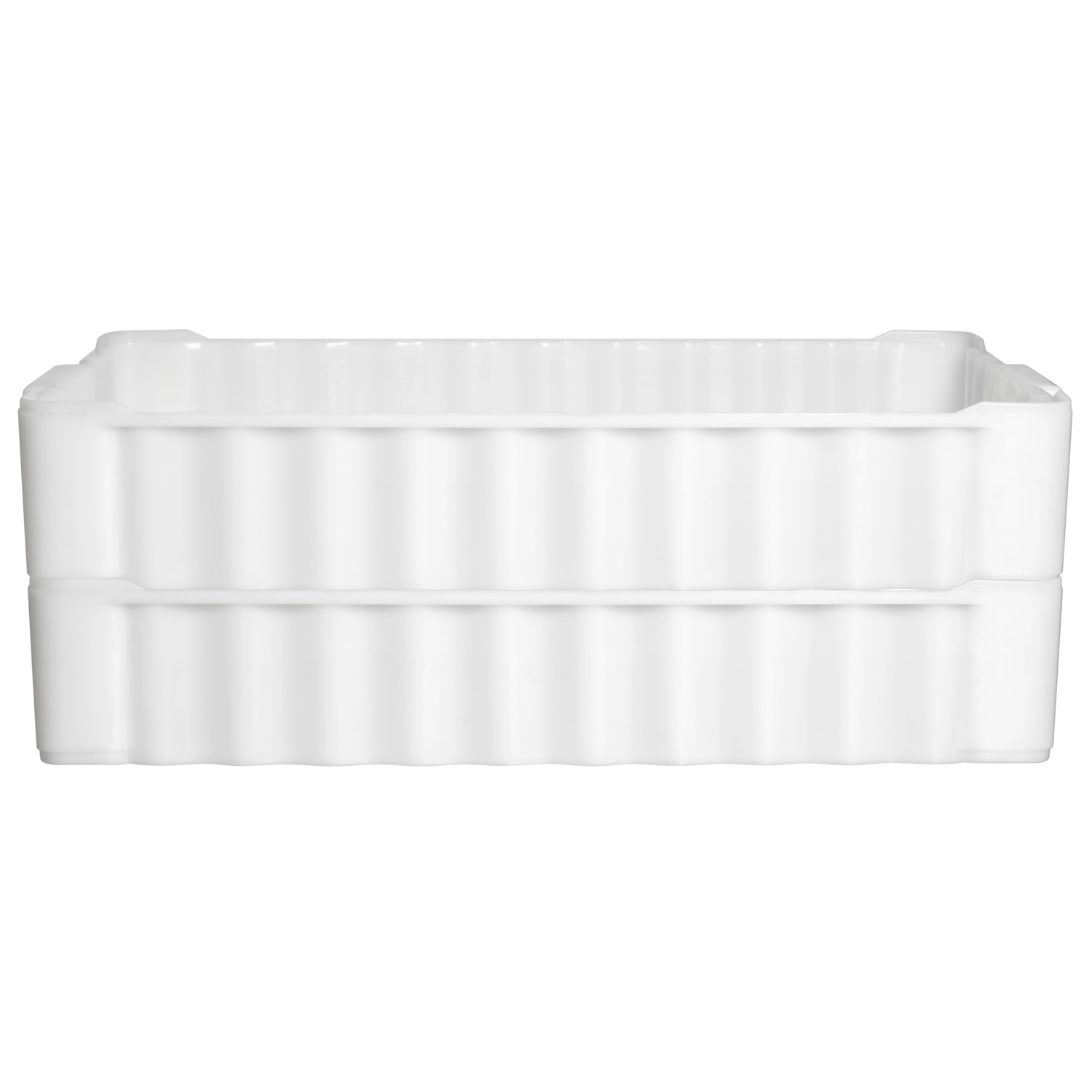 Ящик для рыбы Noname 788х470х138 мм, прямой, сплошной, -30°C /+60°C, белый (213) артикул 71472