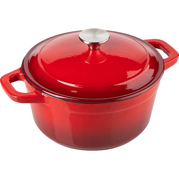 Кастрюля для запекания ProHotel 15201-20E 2,6 л, красный артикул 3051922