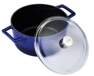 Кастрюля LAVA GLAZE SERIES 4,49 л, D 240 мм, H 125 мм синяя артикул LV Y TC 24 K3 B