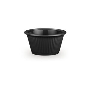 Емкость для закусок Carlisle пластик чёрный, 60 мл, D 6,35, H 3,17 мм артикул S27903
