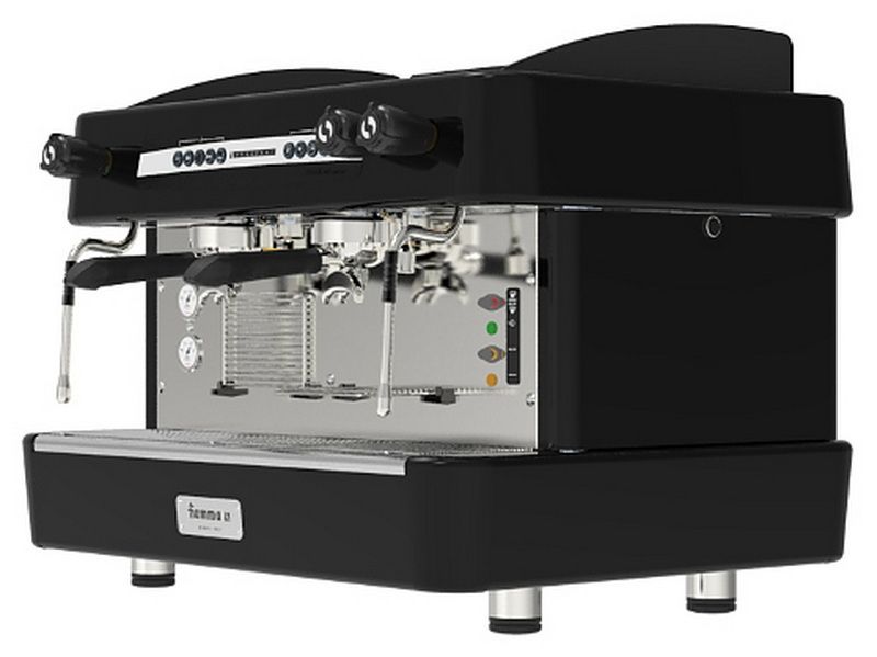 Кофемашина рожковая автоматическая FIAMMA QUADRANT 2 CV TC BLACK (2 группы)