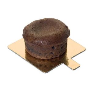 Подложка кондитерская Garcia De Pou L 80 мм, B 80 мм, двусторонняя, золотая/черная, картон, 250 шт артикул 147.21