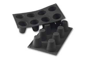 Форма для выпечки Martellato «Ромовая баба» L 297 мм, B 176 мм, 8 ячеек артикул 30SF021N