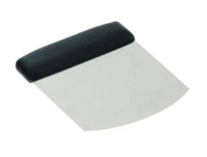 Скребок кондитерский (разделитель для теста) Tellier h=10 см. раб.часть 9*11 см. нерж. (жесткое лезвие) артикул N3731