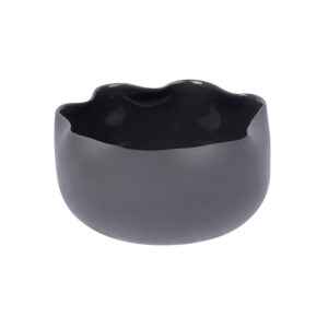 Соусник Royal Charm Wave 150 мл, D 75 мм, H 38 мм, фарфор, черный артикул 3041454 / ZH464-Y150/B