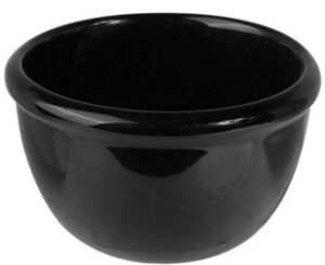 Соусник KunstWerk Paula черный 175 мл, D 79 мм, H 48 мм артикул A4807W13