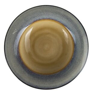 Тарелки Corone Celeste сине-коричневая 550 мл, D 268 мм артикул фк0804