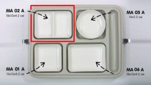 Емкость Kocateq MA02A 18*13*4,2 см с крышкой для термоконтейнера CH1L артикул