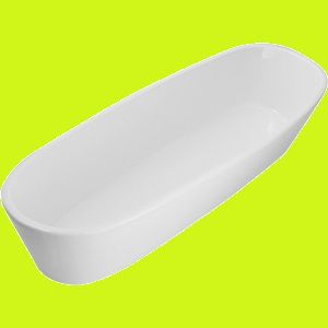 Блюдо KunstWerk Paula белое 3300 мл, L 460 мм, B 140 мм, H 96 мм артикул A2972