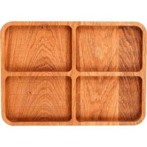 Менажница PPwood L 300 мм. B 250 мм. H 25 мм. (4 секции) артикул Q523O-06N