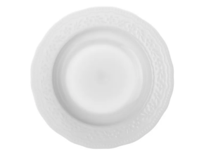 Тарелка глубокая KunstWerk Euphoria 250 мл, D 220 мм, H 30 мм, белый артикул 17060#/03015814