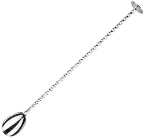 Ложка барная ProHotel Пробар BRS251E L 270 мм, B 24 мм с мадлером, серебристый артикул 2050146