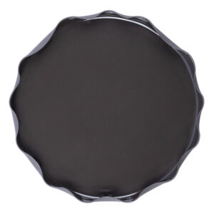 Тарелка Royal Charm Wave D 270 мм, H 20 мм, с бортом, фарфор, черный артикул 3015739 / ZH461-Y152