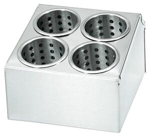 Подставка для столовых приборов MVQ 15104SA 4 отделения металл артикул 3767