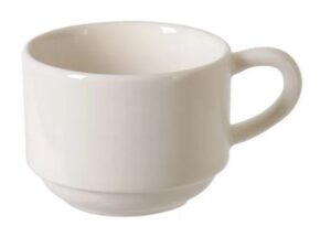 Чашка кофейная Rinart Cream 90 мл, D 65 мм, H 50 мм, L 87 мм артикул VLC80KH-KR/VLC01KF