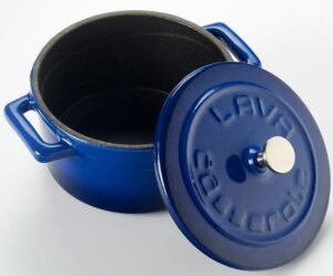 Кокотница LAVA FOLK SERIES 0,35 л, D 100 мм, H 70 мм синяя артикул LV Y TC 10 K1 B
