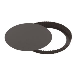 Форма кондитерская Paderno D 280 мм, H 25 мм, съемное дно, антипригарное покрытие, черный артикул 47712-28