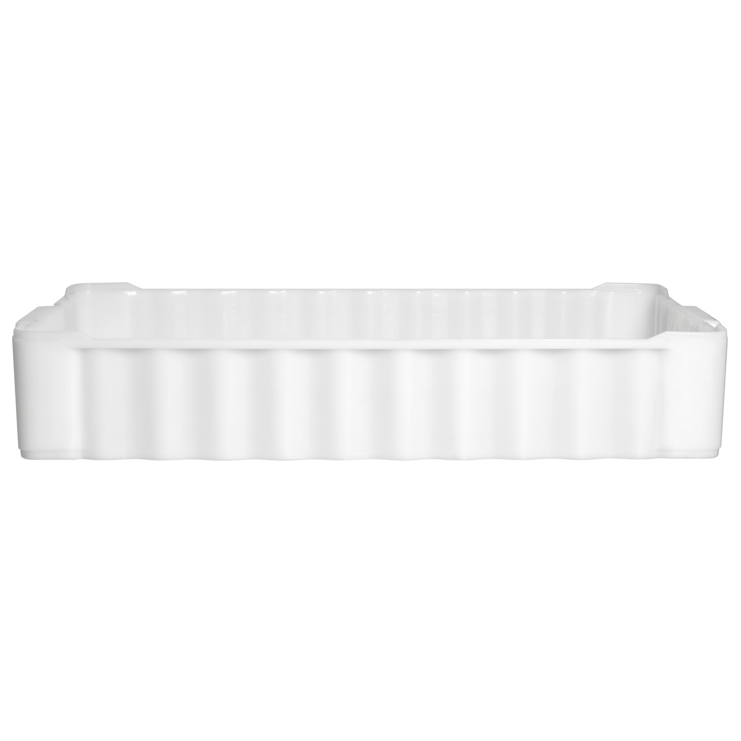 Ящик для рыбы Noname 788х470х138 мм, прямой, сплошной, -30°C /+60°C, белый (213) артикул 71472