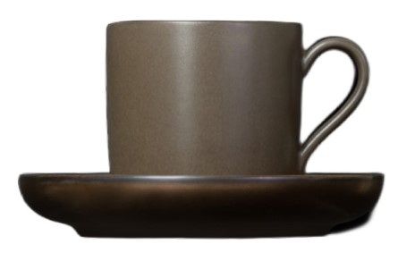 Кофейная пара Corone Luminare серо-медная 115 мл артикул фк1918