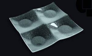 Тарелка 3D Glassware L 200 мм, B 200 мм артикул 2020-4002-94-003