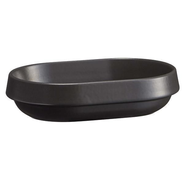 Салатник керамический овальный Emile Henry Welcome 0,65л 20,5х14см h=5см, темно-серый артикул 365690