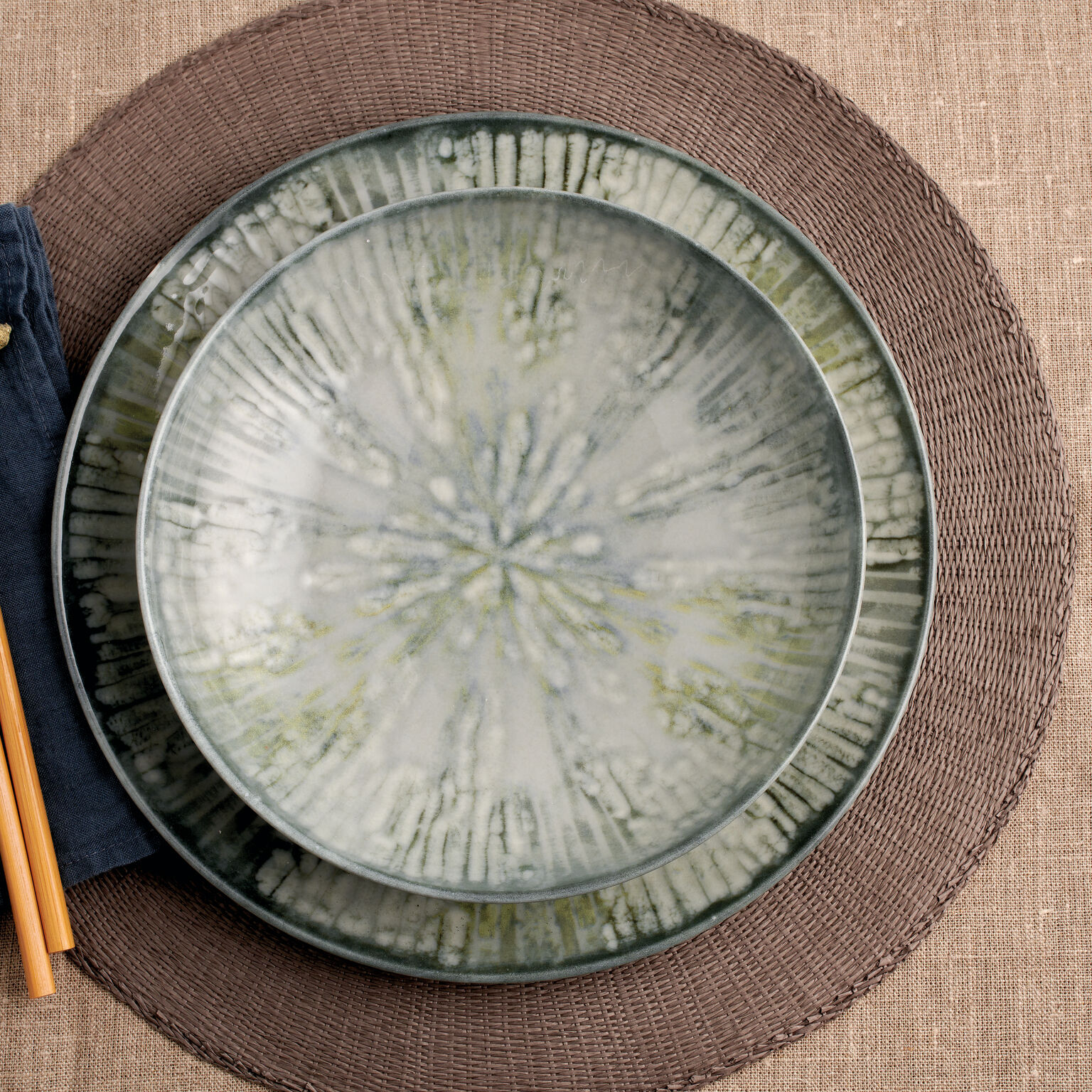 Тарелка мелкая Arthur Krupp Fusion Blue&Grey D 280 мм, серый артикул 67351G05