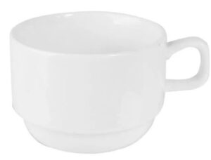 Чашка кофейная KunstWerk Paula белая 150 мл, D 75 мм, H 50 мм артикул A15810