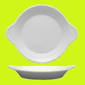 Блюдо для запекания Lubiana Ameryka 350 мл. D 215 мм. H 30 мм. L 220 мм. B 180 мм. артикул 1304