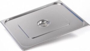 Крышка к гастроемкостям Luxstahl GN 2/1 нерж.сталь, с ручкой артикул га41