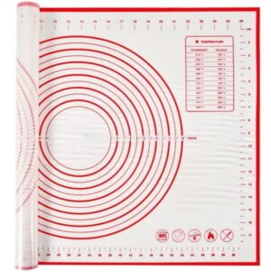 Коврик для выпечки 1Dream белый, красный L 400 мм, B 300 мм, H 1 мм (силикон) артикул 1D4030