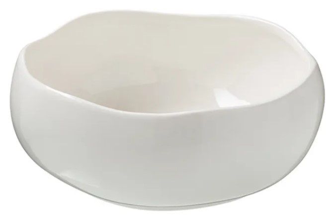 Салатник KunstWerk Eggshell 1400 мл, D 200 мм, H 80 мм артикул A24456