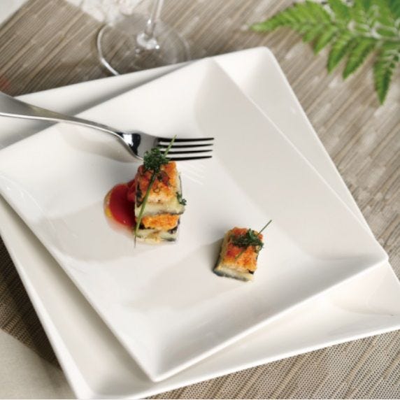 Тарелка Cameo Square Rim 235х235 мм, H 23 мм артикул 710-91