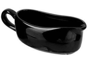 Соусник KunstWerk Paula черный 80 мл, L 125 мм, B 48 мм, H 40 мм артикул A0539W13