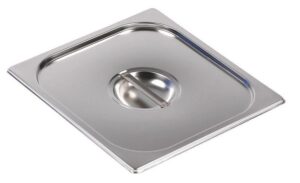 Крышка к гастроемкостям Kitchen Muse GN 2/3 нерж.сталь, с ручкой артикул 823-L