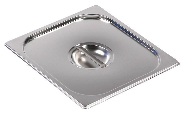 Крышка к гастроемкостям Kitchen Muse GN 2/3 нерж.сталь, с ручкой артикул 823-L