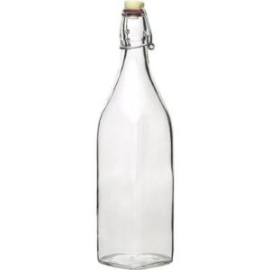 Бутылка Bormioli Rocco Swing с пробкой (цвет пробки в ассортименте) 1000 мл. артикул 3,1472