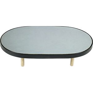 Подставка фуршетная Serax H110 мм, 670х410 мм зеркальная цвет черный артикул B7216880