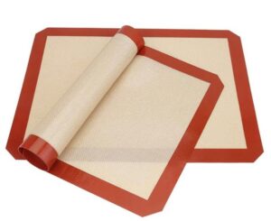 Коврик для выпечки 1Dream красный, желтый L 400 мм, B 300 мм, H 1 мм (комплект 2 шт) артикул 1D4030T