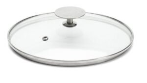 Крышка De Buyer Alchimy D 200 мм cтекло с нерж.ручкой и ободком артикул 3429.20