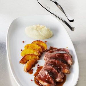 Блюдо REVOL Club L 207 мм, B 144 мм, H 48 мм, белое артикул 648009