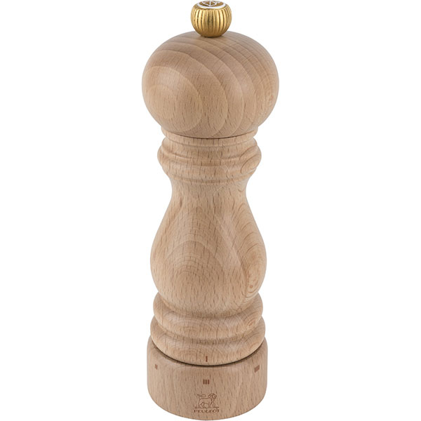 Мельница для соли Peugeot Paris u"Select D 59 мм, H 180 мм, светлое дерево, золотой, бук, сталь нерж. артикул 23393/2339300