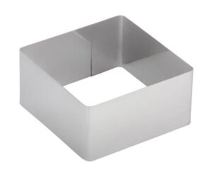 Форма для выпечки/выкладки Luxstahl Квадрат D 100 мм, B 100 мм, H 50 мм артикул мки032