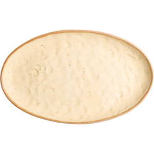 Блюдо Kunstwerk Grasp 290х180 мм, H 23 мм овальное, керамика, бежевый артикул 20726/beige